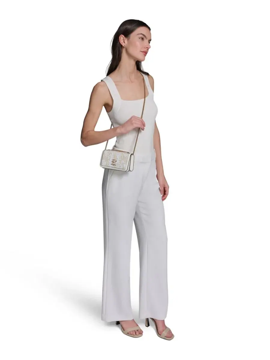 Сумка через плечо Kosette Small Shoulder Handbag KARL LAGERFELD PARIS — изображение 8 из 8, белый