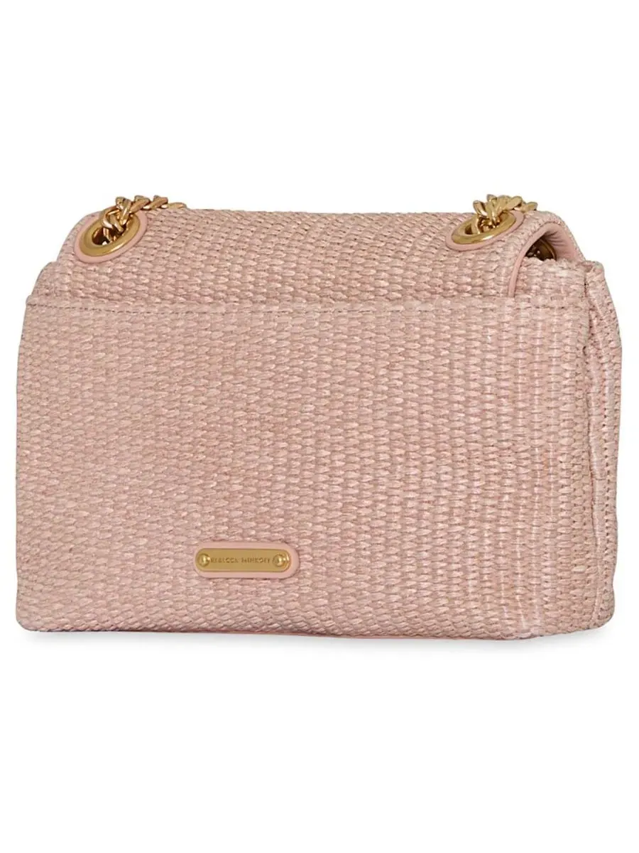 Небольшая кроссбоди-сумка Edie Small Crossbody Rebecca Minkoff — изображение 2 из 3, розовый