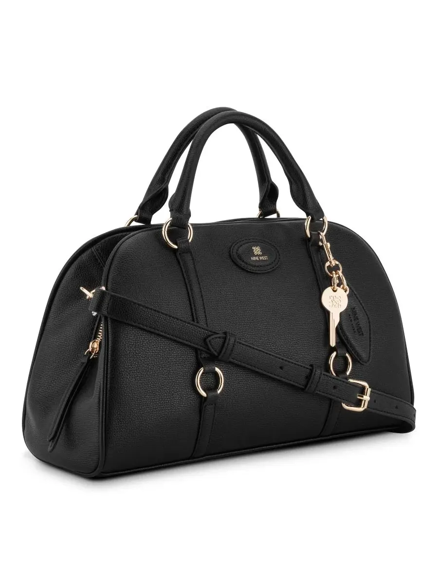 Сумка-сатчел средняя Cobel Medium Satchel Handbag Nine West — изображение 3 из 4, черный