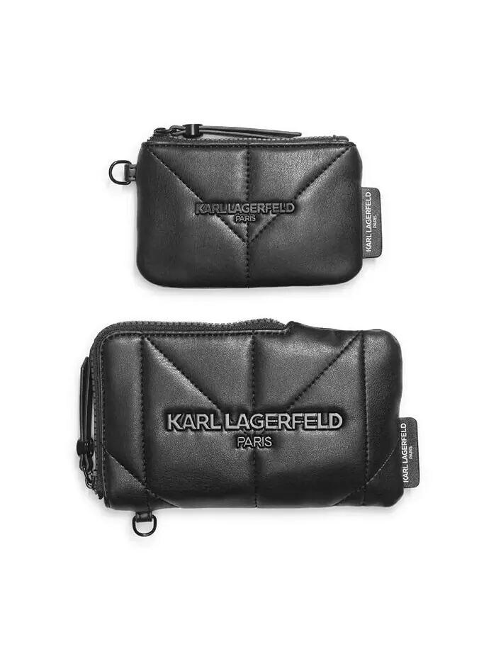 Кошелек на молнии со шнурком Karl Lagerfeld Paris
