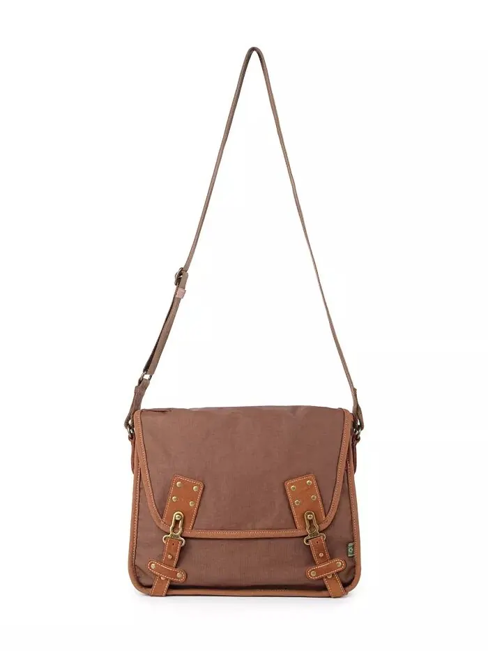 Сумка-мессенджер Dolphin Canvas TSD BRAND — изображение 11 из 26, серый