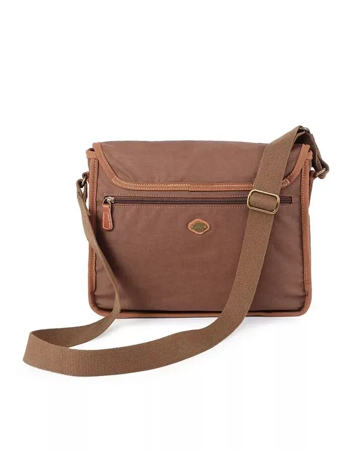 Сумка-мессенджер Dolphin Canvas TSD BRAND — изображение 14 из 26, серый