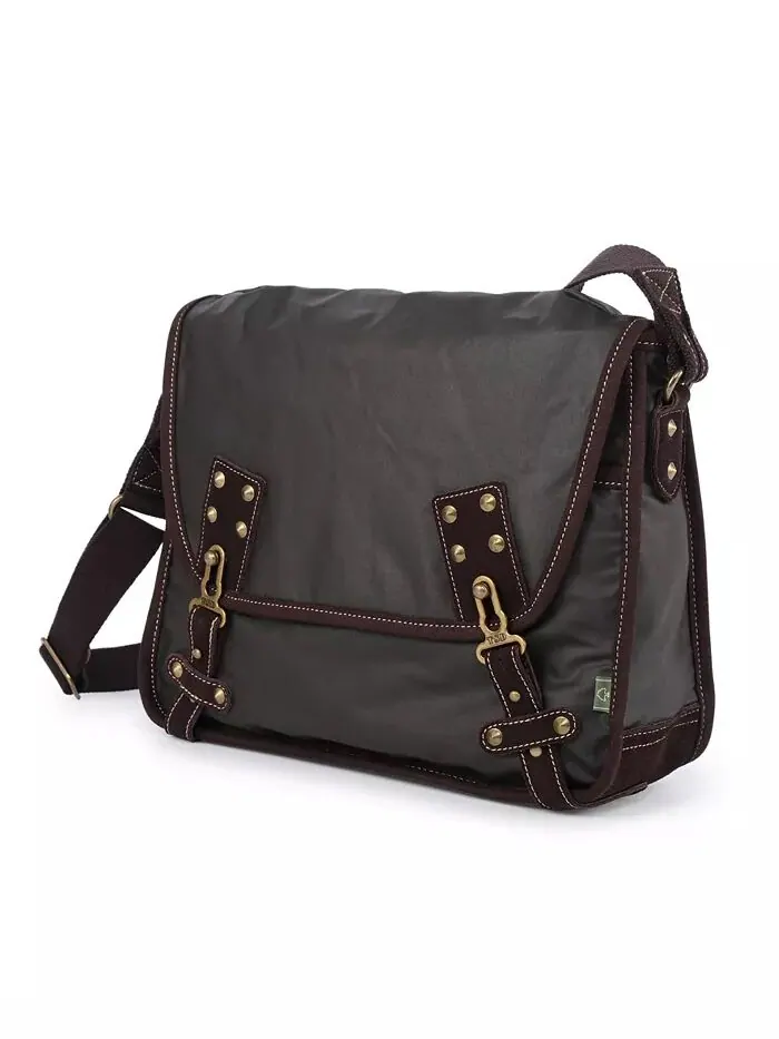 Сумка-мессенджер Dolphin Canvas TSD BRAND — изображение 23 из 26, серый