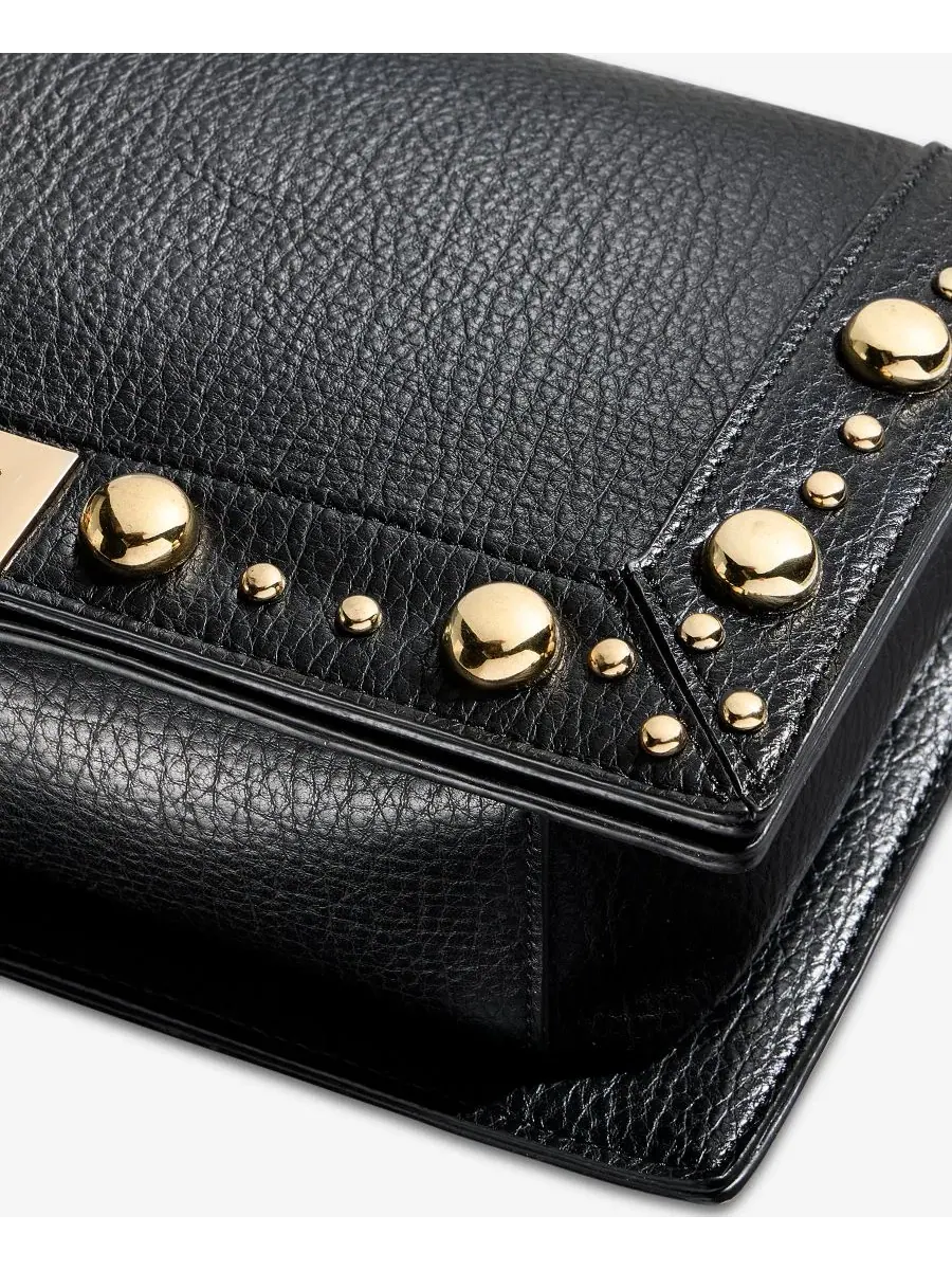 Сумка через плечо с шипами Ajae Boho Stud I.N.C. International Concepts — изображение 7 из 7, черный