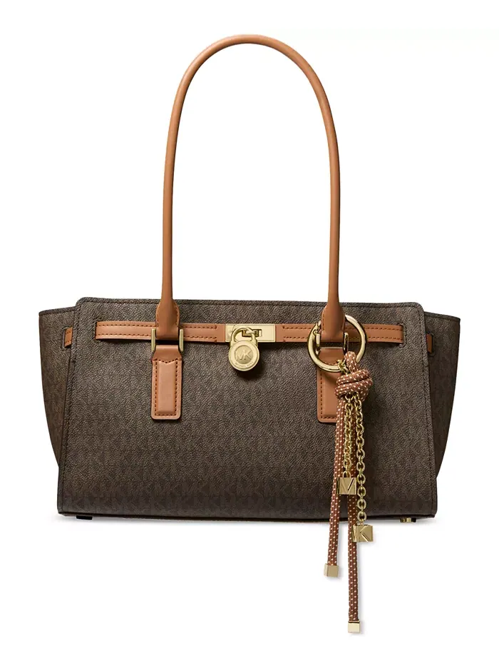 Сумка женская средняя тоут Michael Kors Hamilton East West — изображение 1 из 4, коричневый