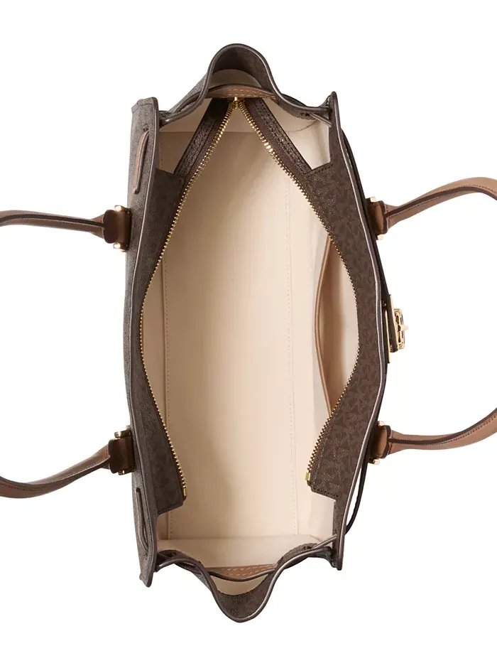 Сумка женская средняя тоут Michael Kors Hamilton East West — изображение 4 из 4, коричневый