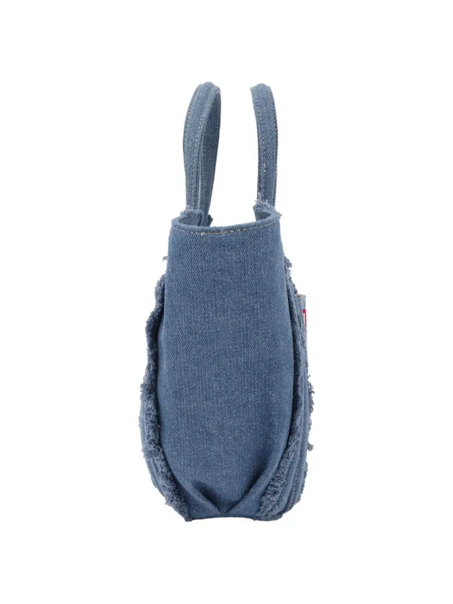 Сумка-тоут Atlas Frayed Medium - джинсовая сумка со съемным плечевым ремнем True Religion — изображение 10 из 10