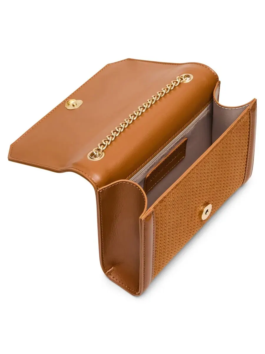 Мини-сумка через плечо Larisaw Rivet Logo Steve Madden — изображение 4 из 4, коричневый
