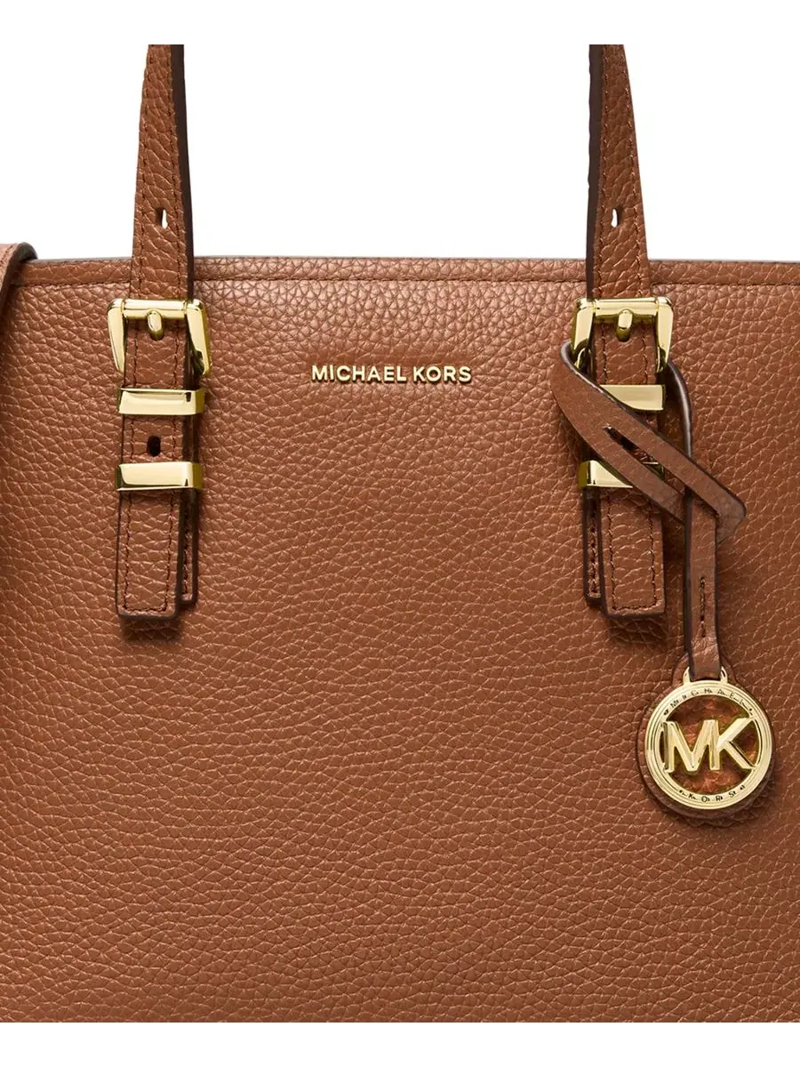Сумка женская малая кросс-боди 100% кожа Michael Kors Quinn East West — изображение 3 из 3, золотистый