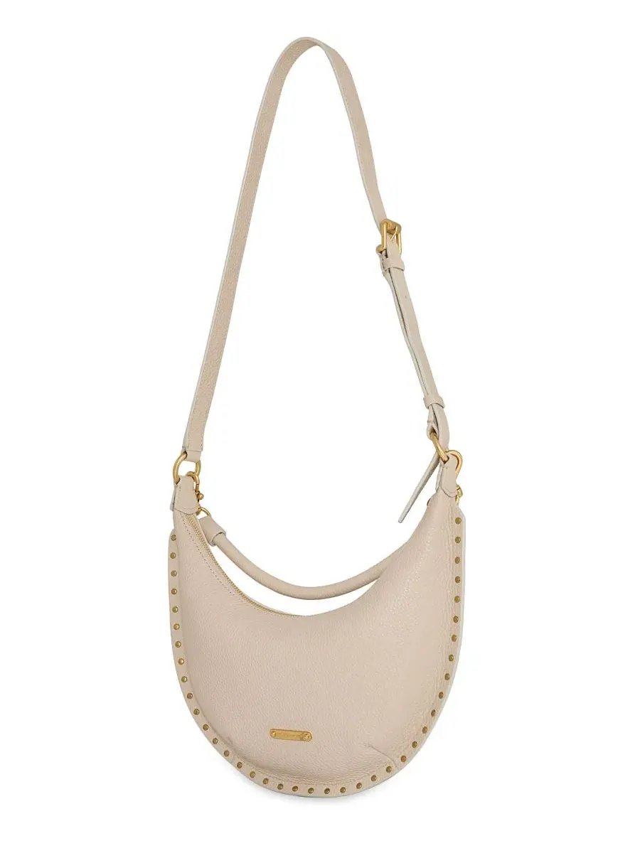 Кроссбоди-сумка Darren Small Leather из натуральной кожи Rebecca Minkoff — изображение 2 из 3, серый