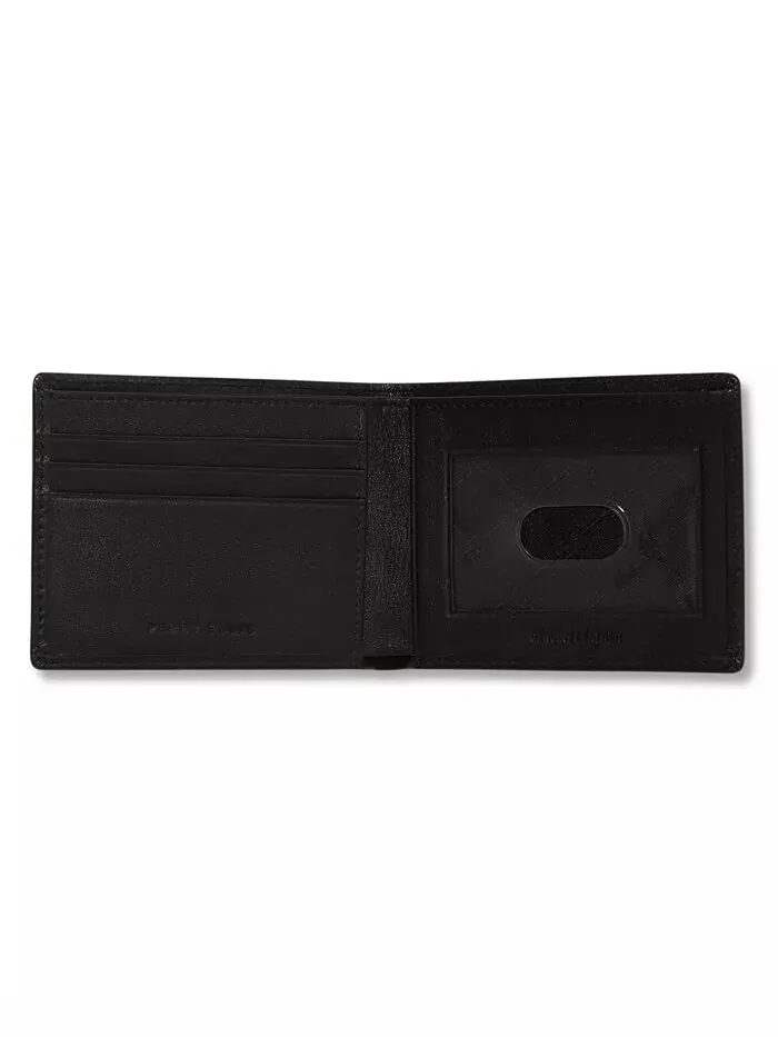 Мужской кожаный кошелек Super Slimfold Perry Ellis Portfolio — изображение 2 из 2, черный