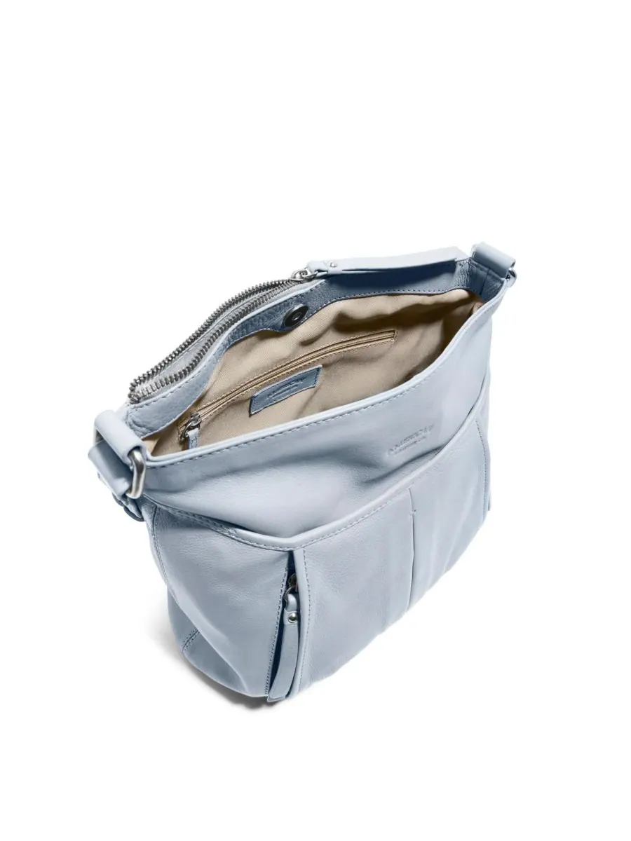 Сумка через плечо Lennie Double Entry American Leather Co — изображение 3 из 3, синий
