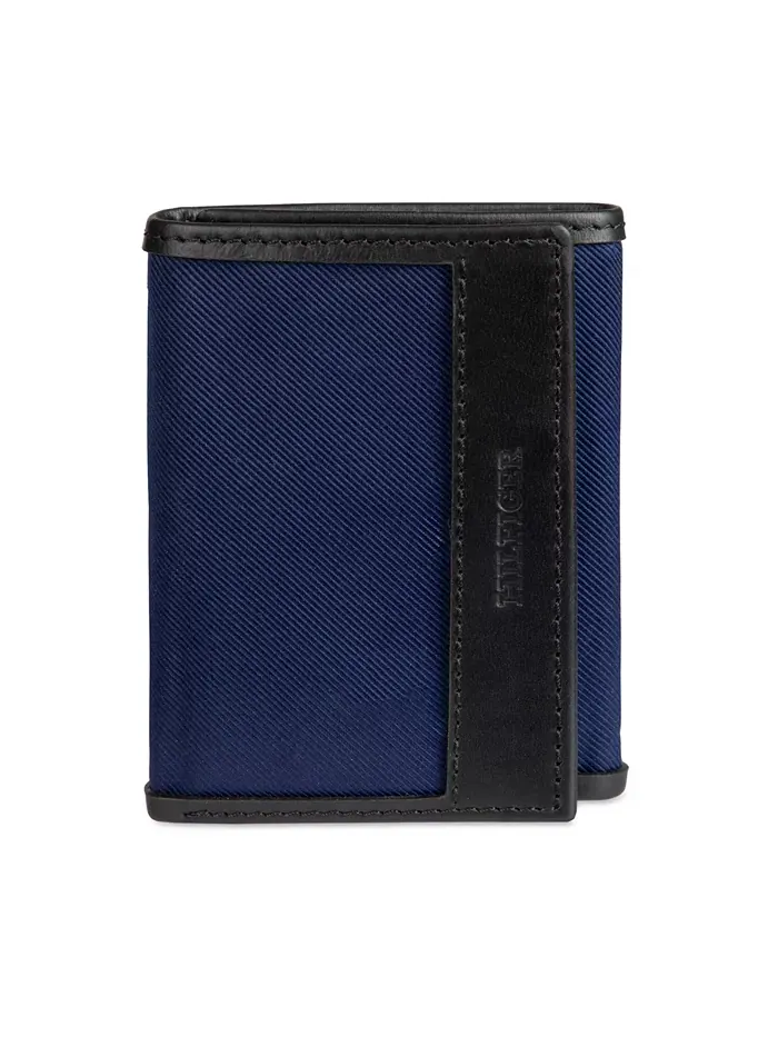 Мужской трехсекционный кошелек Overlay Tommy Hilfiger — изображение 1 из 7, черный