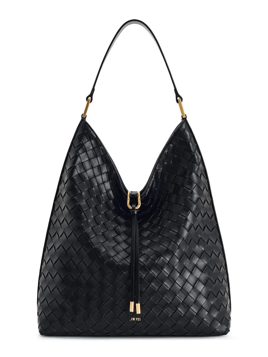 Сумка через плечо Aria Woven Medium Shoulder Bag JW PEI — изображение 1 из 4, черный