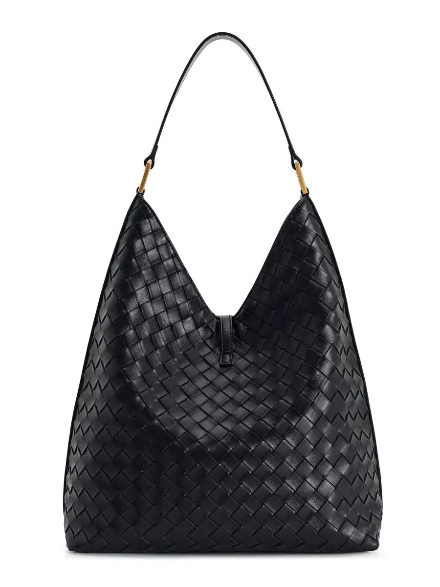 Сумка через плечо Aria Woven Medium Shoulder Bag JW PEI — изображение 2 из 4, черный
