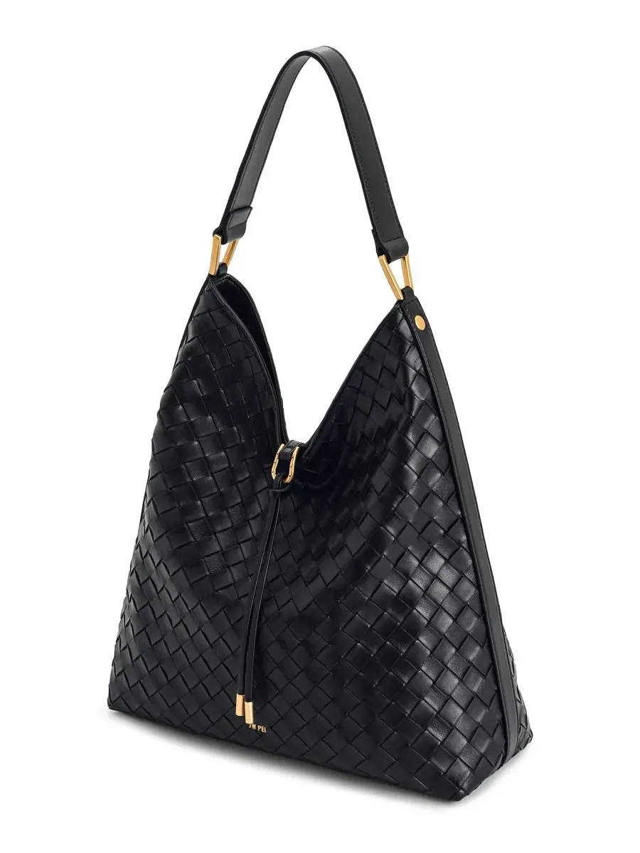 Сумка через плечо Aria Woven Medium Shoulder Bag JW PEI — изображение 4 из 4, черный