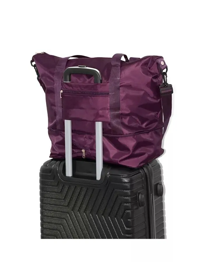 Женская расширяемая сумка Weekender Duffel Nicci — изображение 4 из 8, светлый фиолетовый