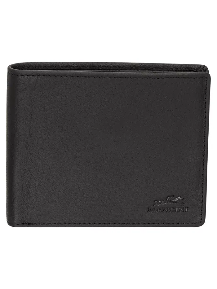 Мужской кошелек Buffalo с RFID-защитой и отделением для мелочи Mancini