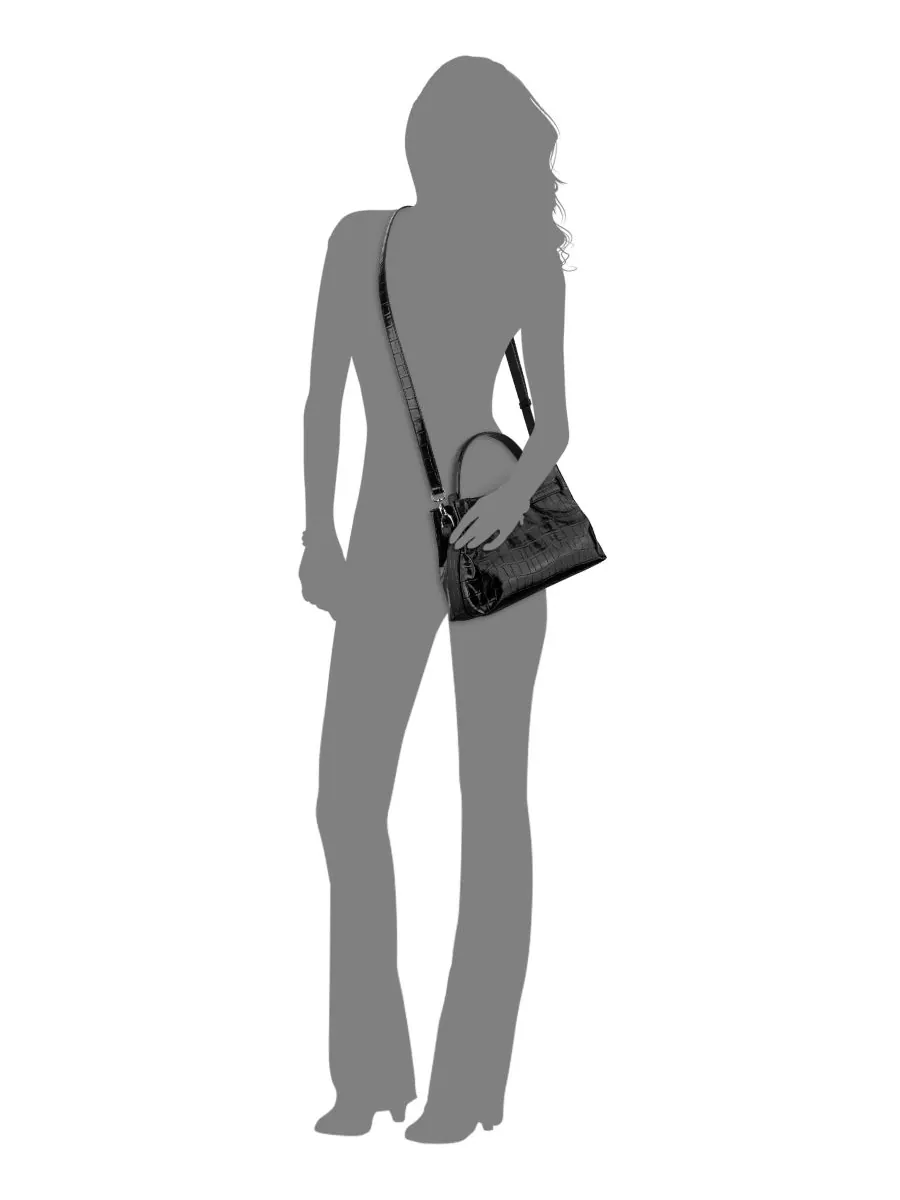 Сумка-мессенджер Harlee Mini на молнии Nine West — изображение 5 из 5, черный