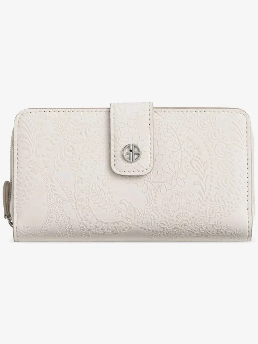 Кошелек с принтом Paisley Aio Giani Bernini — изображение 1 из 6, кость