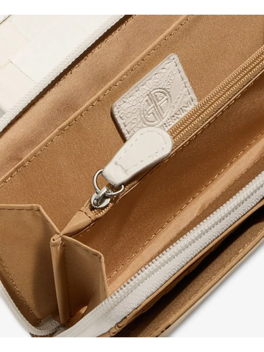 Кошелек с принтом Paisley Aio Giani Bernini — изображение 2 из 6, кость