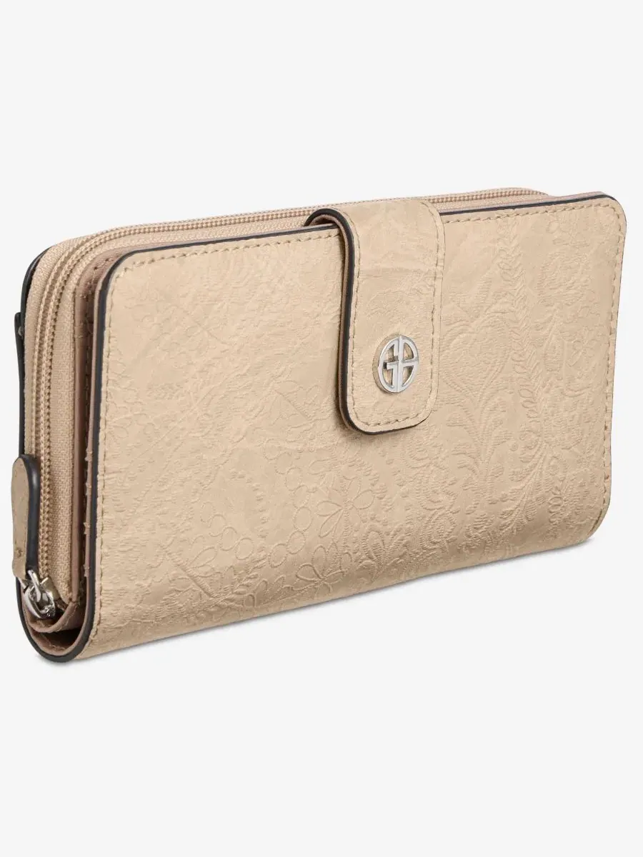 Кошелек с принтом Paisley Aio Wallet Giani Bernini — изображение 2 из 6, грибной