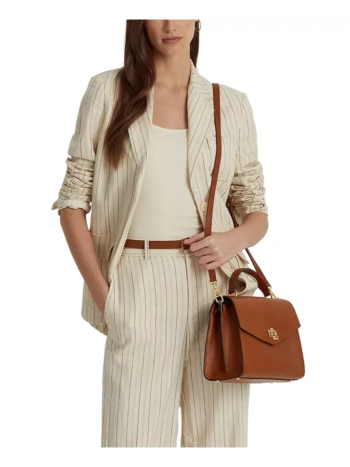 Сумка Farrah Medium Leather с верхней ручкой Lauren Ralph Lauren — 2