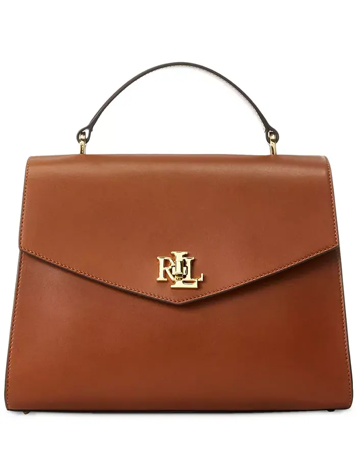 Сумка Farrah Medium Leather с верхней ручкой Lauren Ralph Lauren — 3
