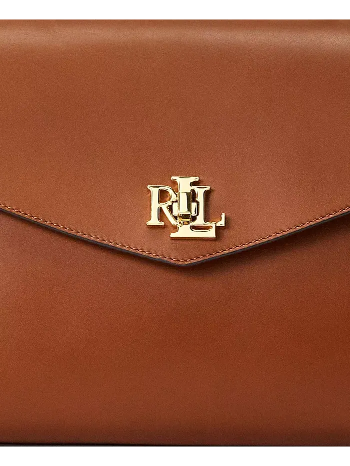 Сумка Farrah Medium Leather с верхней ручкой Lauren Ralph Lauren — 5