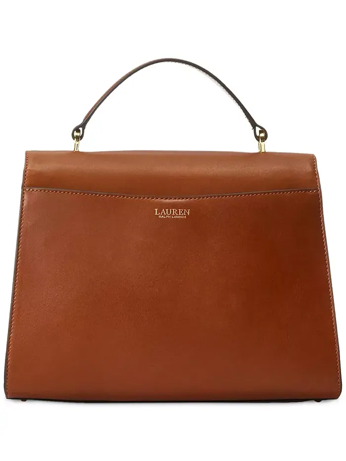 Сумка Farrah Medium Leather с верхней ручкой Lauren Ralph Lauren — 6