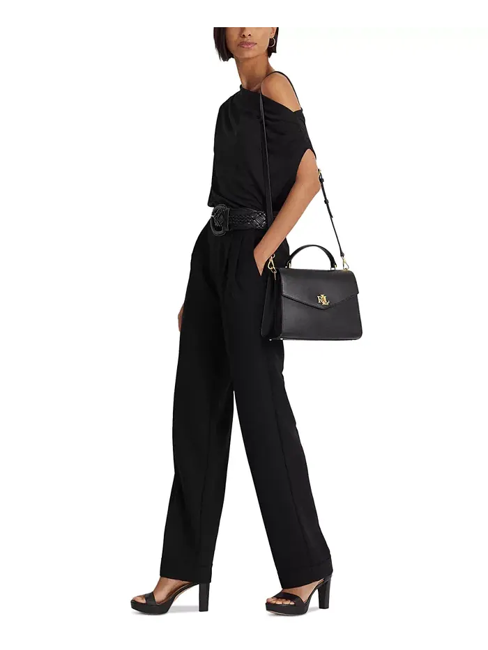 Сумка Farrah Medium Leather с верхней ручкой Lauren Ralph Lauren — 2