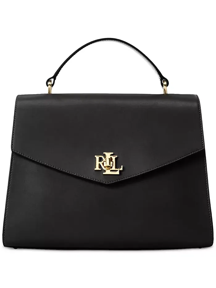 Сумка Farrah Medium Leather с верхней ручкой Lauren Ralph Lauren — 3