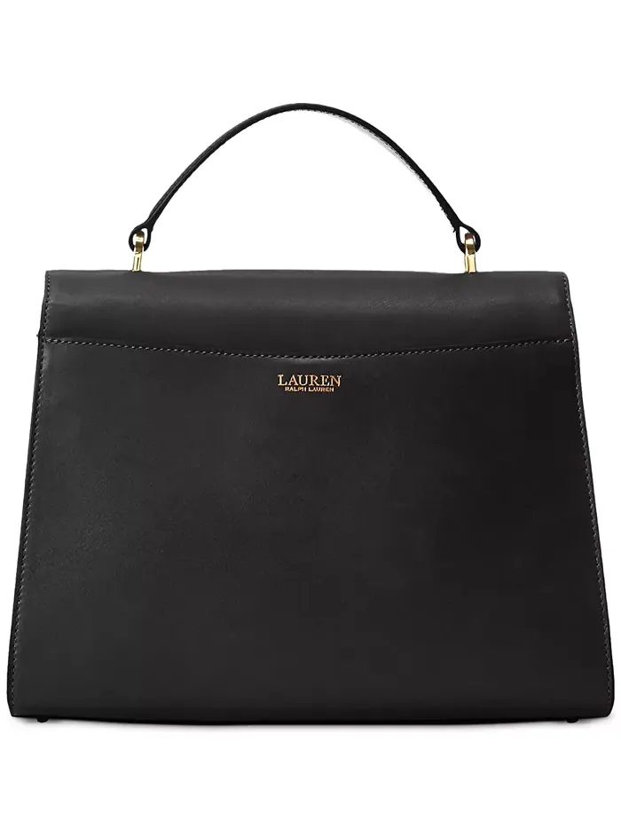 Сумка Farrah Medium Leather с верхней ручкой Lauren Ralph Lauren — 6