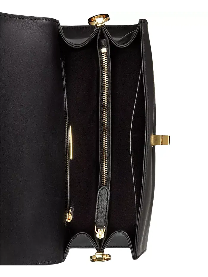 Сумка Farrah Medium Leather с верхней ручкой Lauren Ralph Lauren — 7