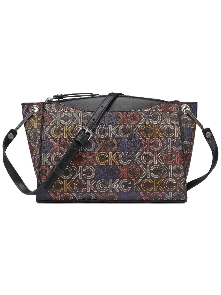 Небольшая сумка через плечо с тройным отделением Garnet Small Crossbody Calvin Klein