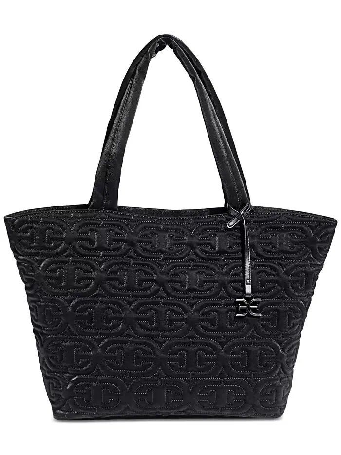 Сумка-тоут Ethyl Top Zip, средняя, East West Sam Edelman — изображение 1 из 3, черный