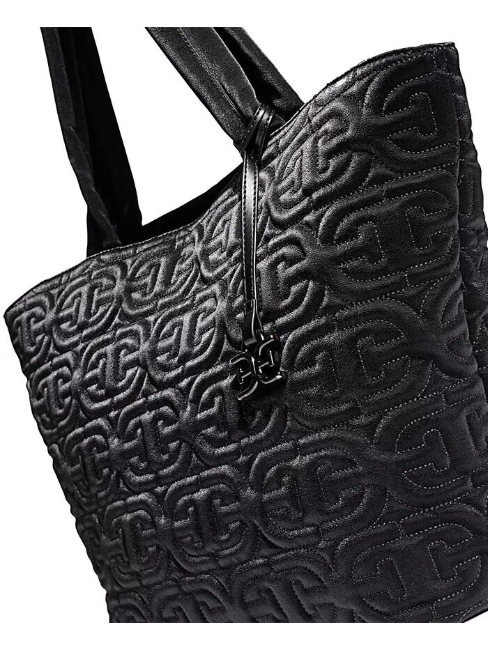 Сумка-тоут Ethyl Top Zip, средняя, East West Sam Edelman — изображение 2 из 3, черный