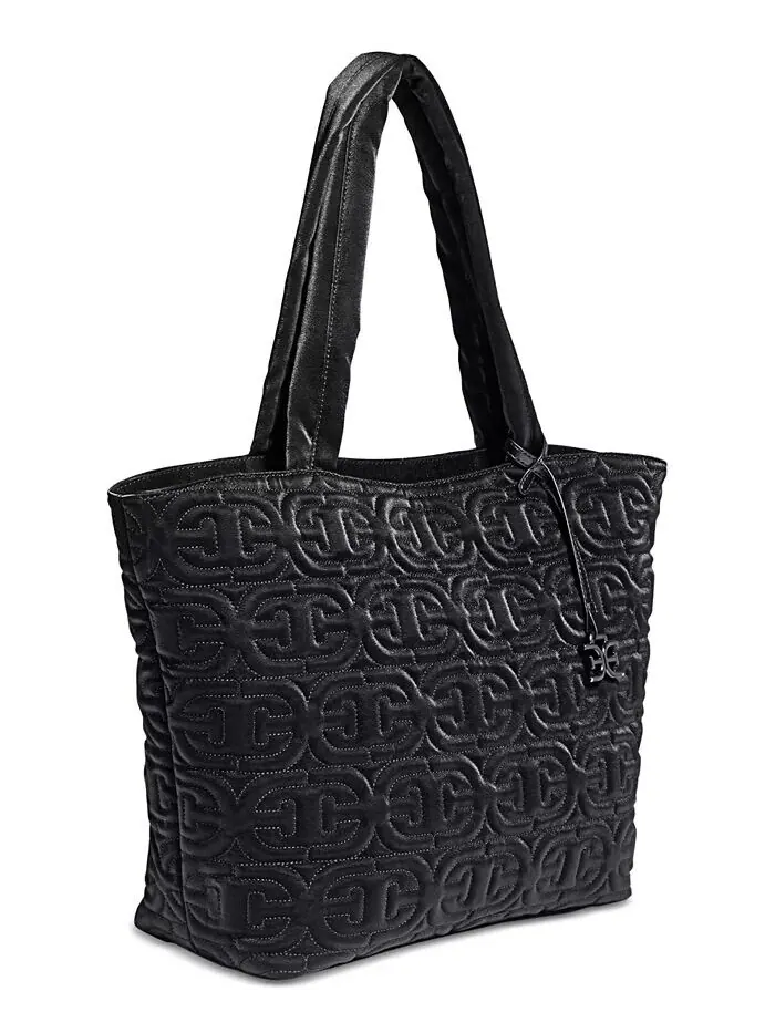 Сумка-тоут Ethyl Top Zip, средняя, East West Sam Edelman — изображение 3 из 3, черный