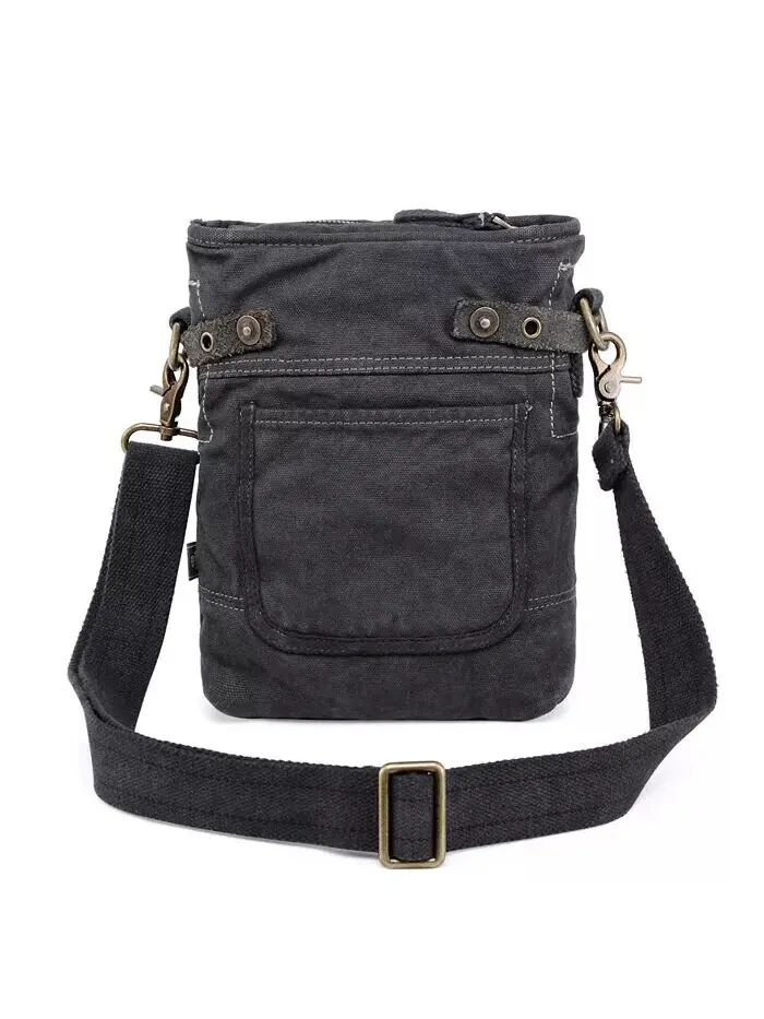 Сумка через плечо Coastal Canvas TSD BRAND — изображение 4 из 10, серый