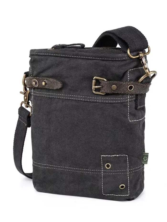 Сумка через плечо Coastal Canvas TSD BRAND — изображение 6 из 10, серый