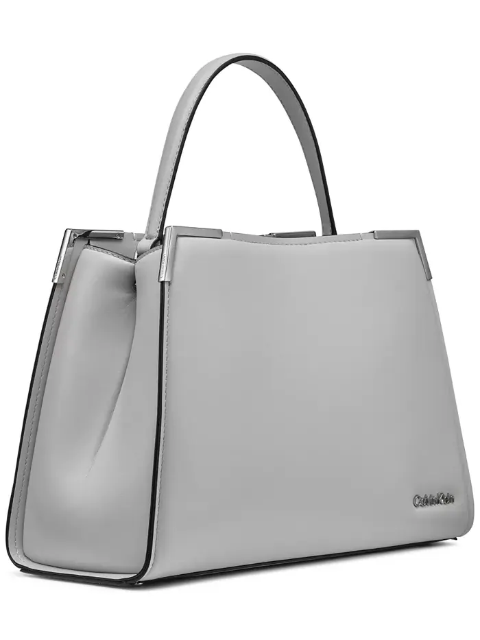 Сумка-трансформер Mica Calvin Klein, серая — изображение 3 из 6, серый