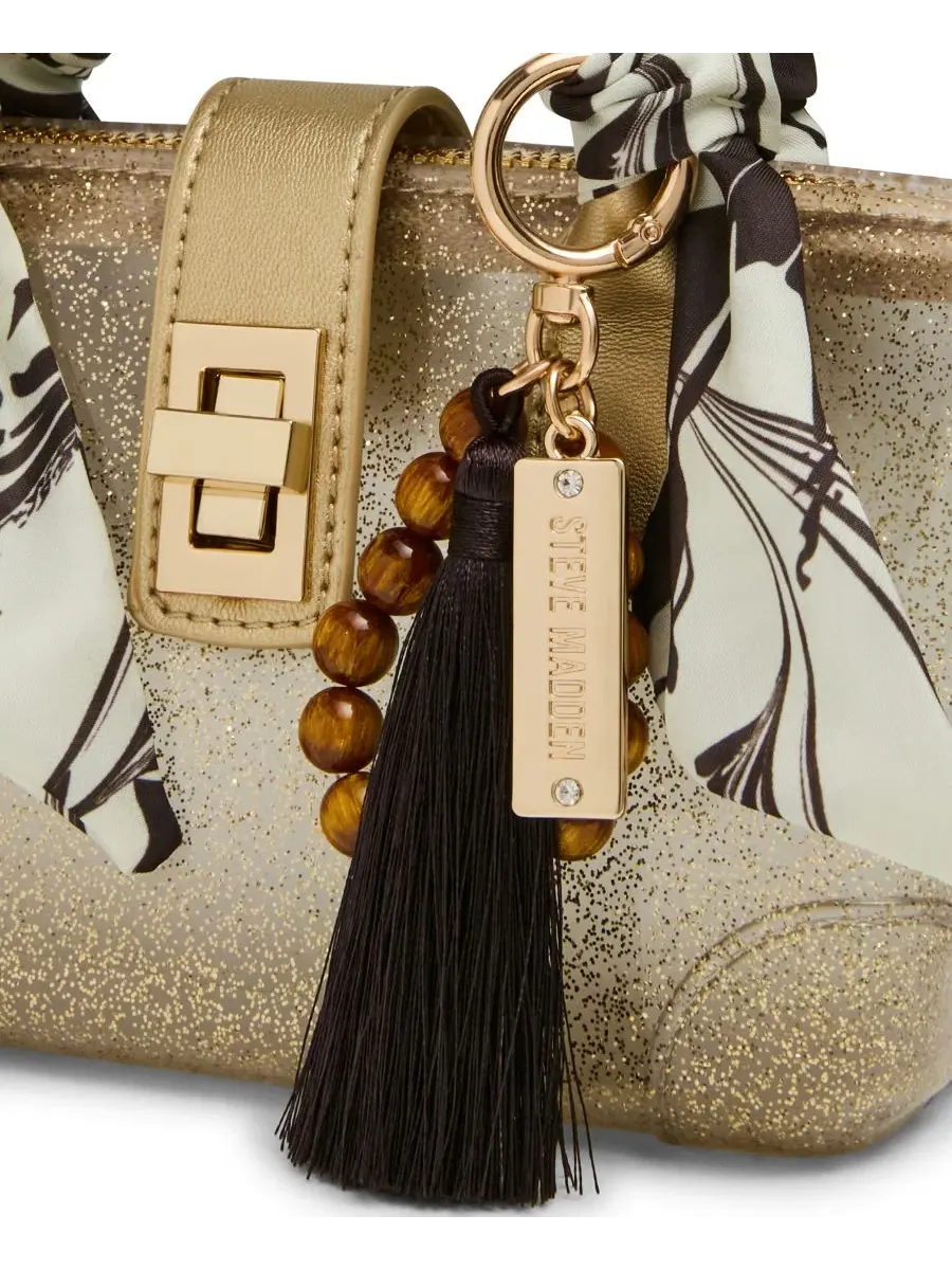 Сумка через плечо Btatiana Jelly Small Top Handle Crossbody Handbag Steve Madden — изображение 5 из 5, золотистый
