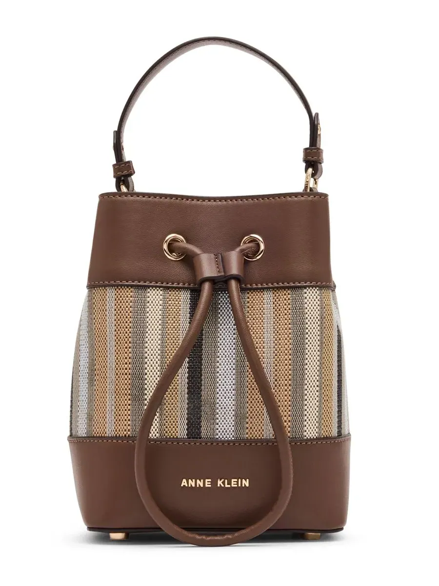 Мини-сумочка в полоску Anne Klein — 1