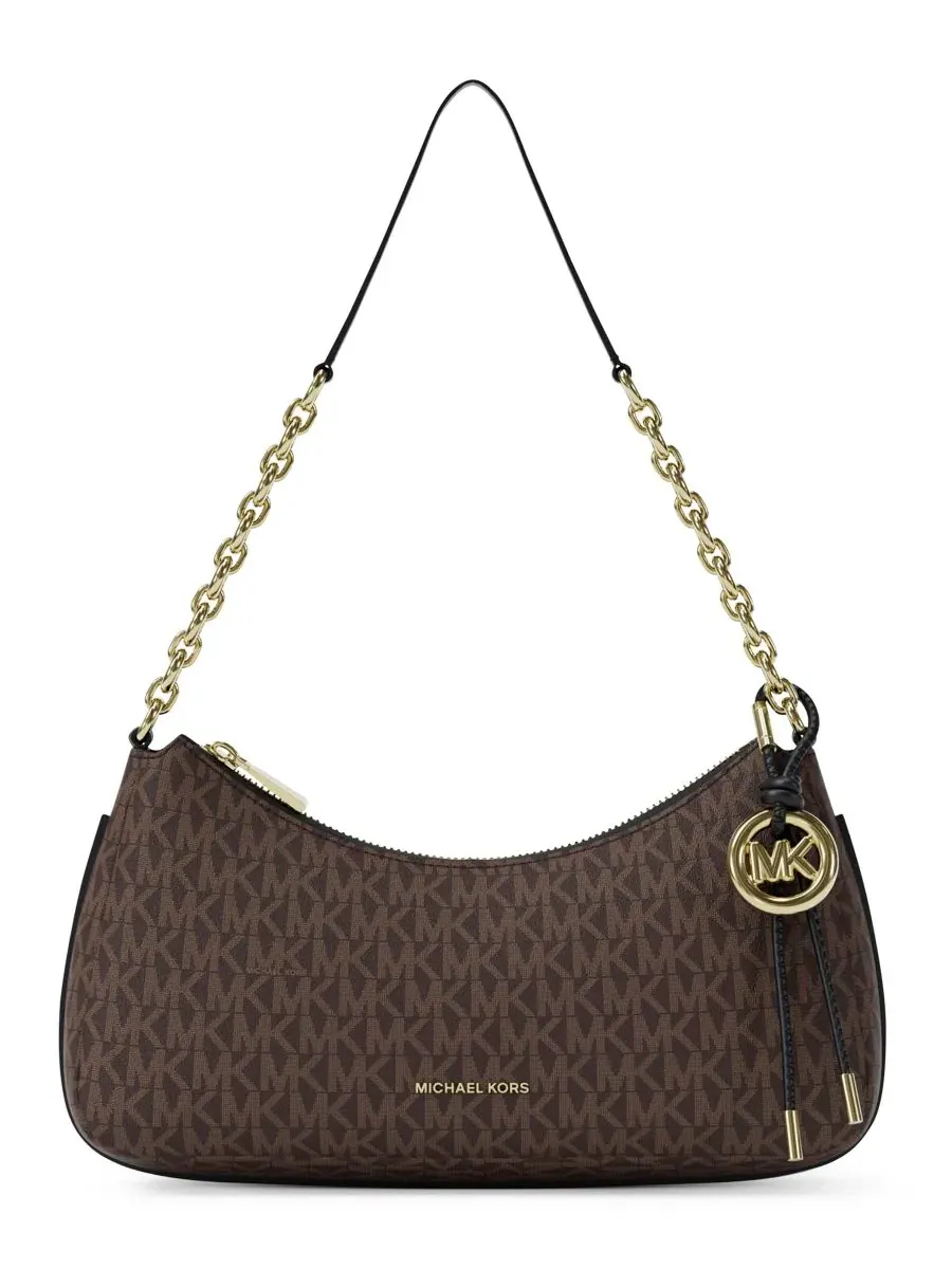 Сумка женская клатч Michael Kors Nolita — изображение 1 из 4, коричневый/черный