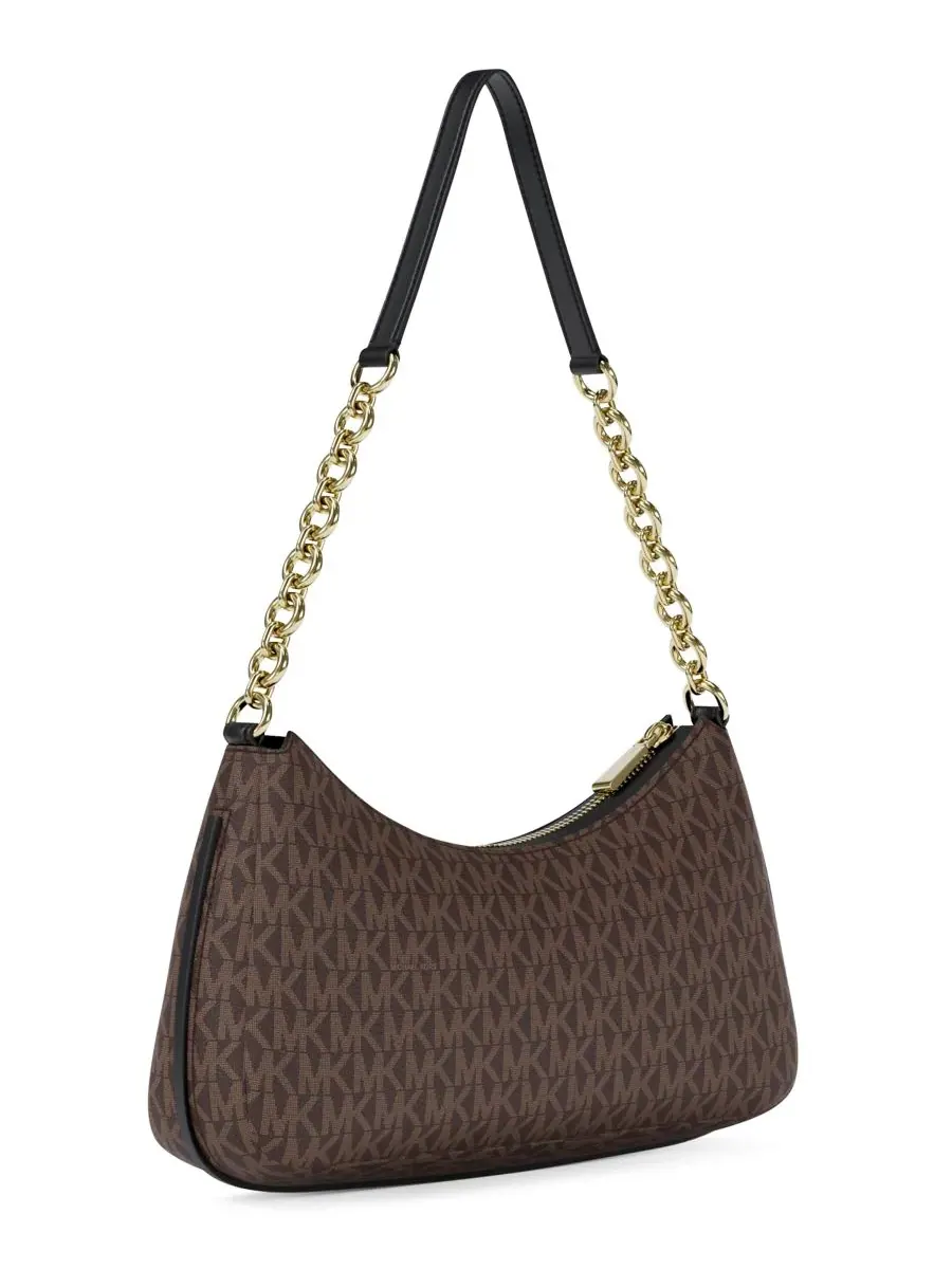 Сумка женская клатч Michael Kors Nolita — изображение 2 из 4, коричневый/черный