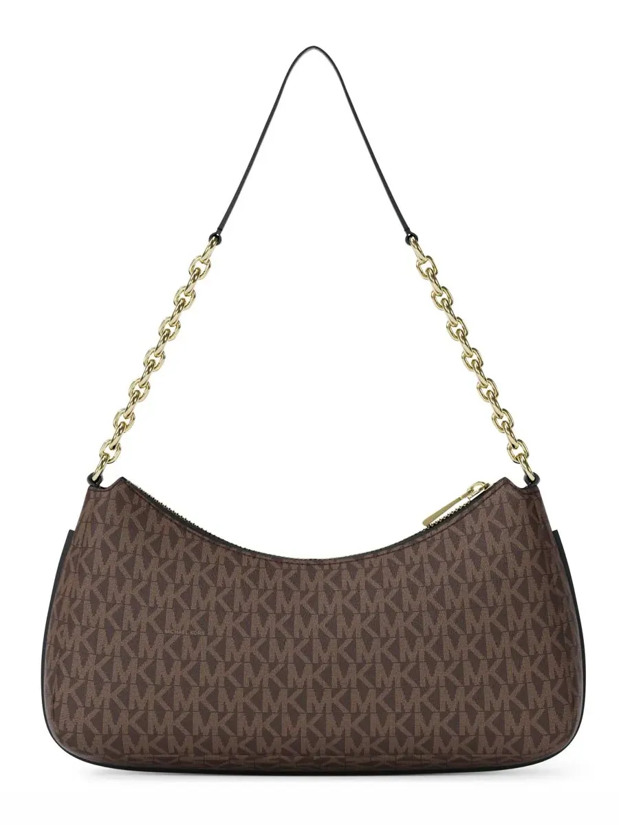 Сумка женская клатч Michael Kors Nolita — изображение 3 из 4, коричневый/черный