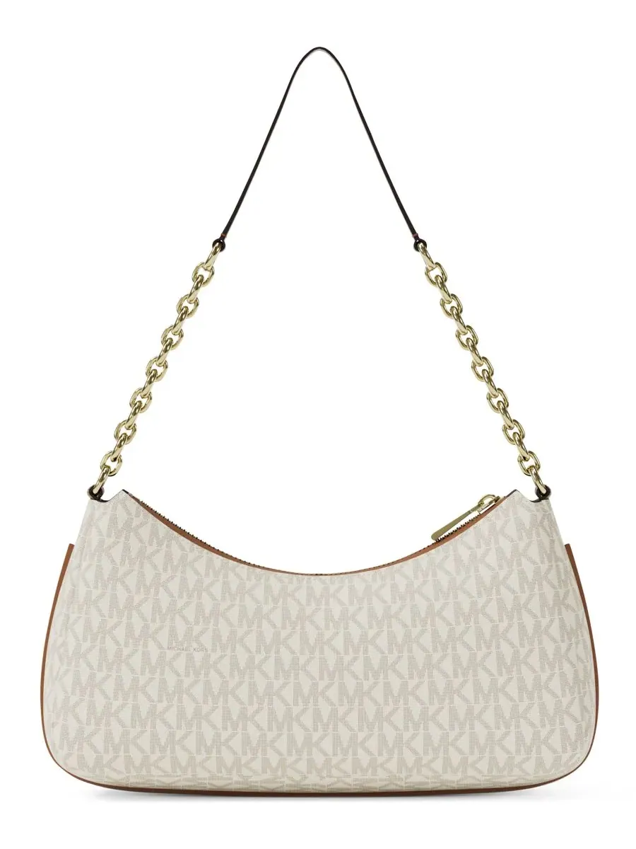 Сумка женская клатч Michael Kors Nolita Vanilla/Acorn — изображение 2 из 4, ваниль/орех