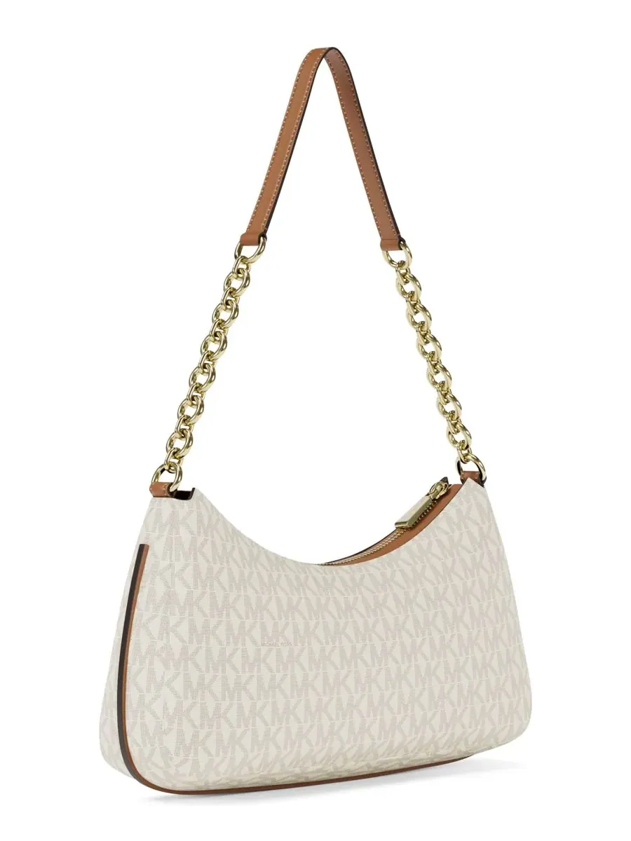 Сумка женская клатч Michael Kors Nolita Vanilla/Acorn — изображение 3 из 4, ваниль/орех