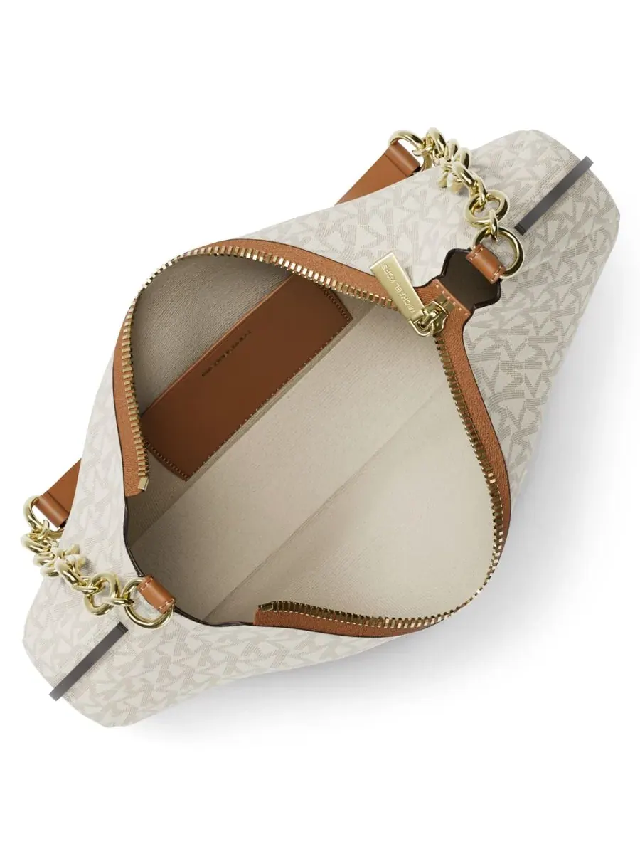 Сумка женская клатч Michael Kors Nolita Vanilla/Acorn — изображение 4 из 4, ваниль/орех