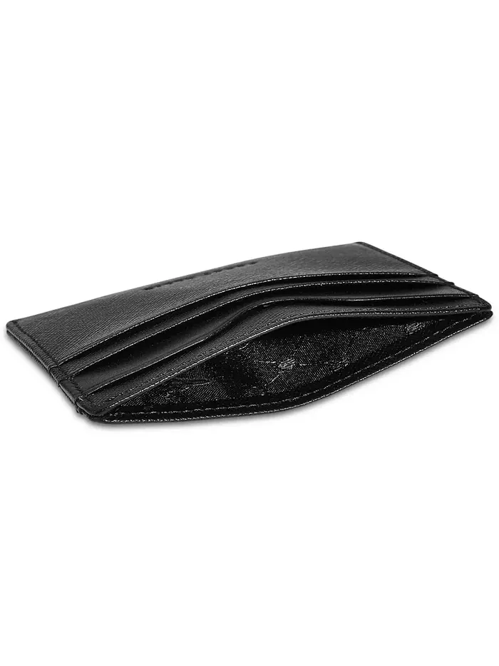 Мужской кожаный чехол для ID-карт Perry Ellis Portfolio — изображение 3 из 3, черный